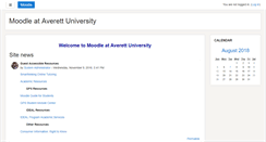 Desktop Screenshot of moodle.averett.edu