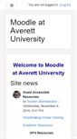 Mobile Screenshot of moodle.averett.edu